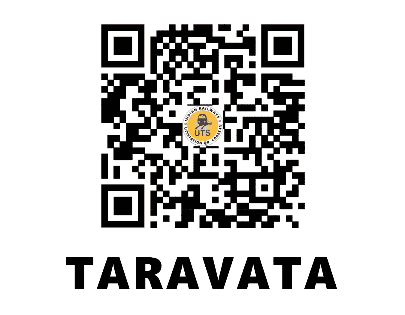 UTS QR Code for TARAVATA - TRWT (WC - MADHYA PRADESH)